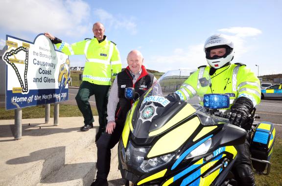 Chief Superintendent Mark Roberts and Mervyn White