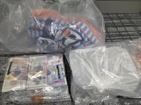 Bags of cash seized, 21.04.26