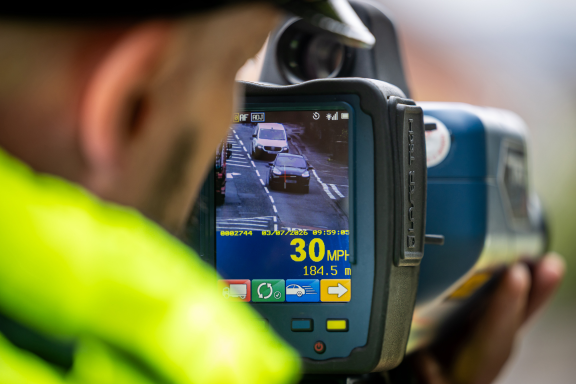 A TruCAM II in operation