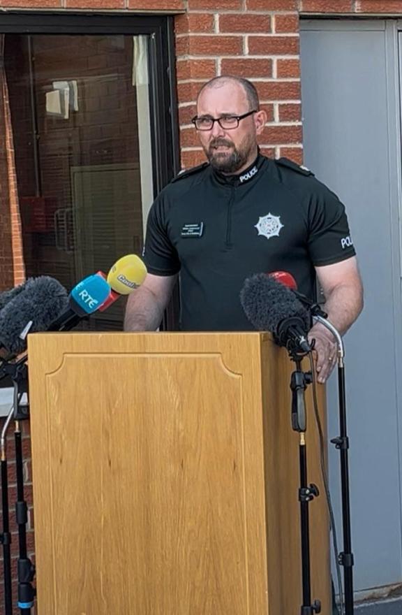 Mid & East Antrim District Commander Superintendent William Calderwood 
